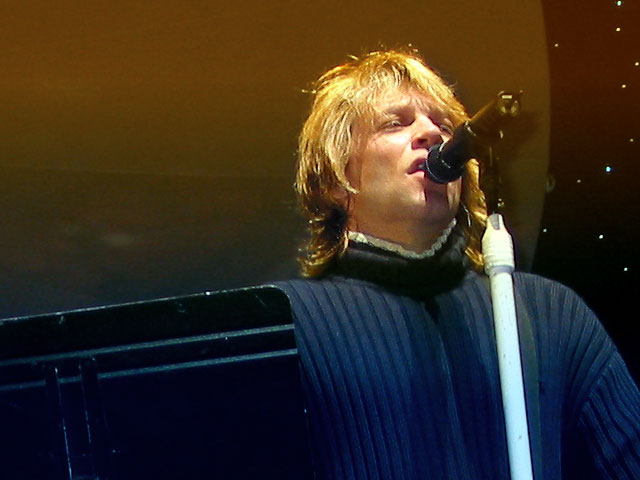 Jon Bon Jovi During Soundcheck