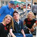 Jefferson & Michal With Southern Comfort Girls At Music Midtown Festival In Atlanta, Georgia, May 2004